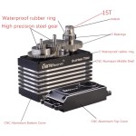 Yipinservo 8.4V 130kg.cm Brushless Motor Large Torque Servos High Speed Motor for 1/5 RC Scale Crawler Car Boat UAV Accessories
